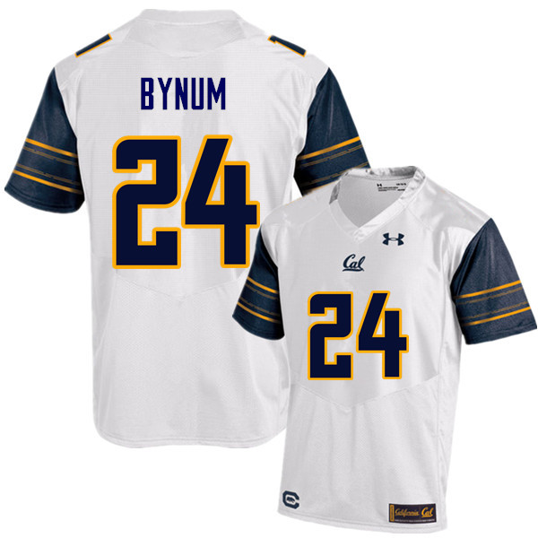 Men #24 Camryn Bynum Cal Bears (California Golden Bears College) Football Jerseys Sale-White - Click Image to Close